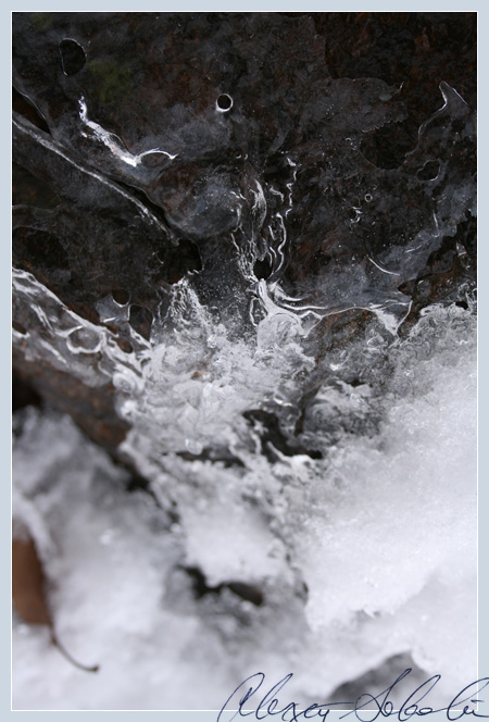 abstract snow